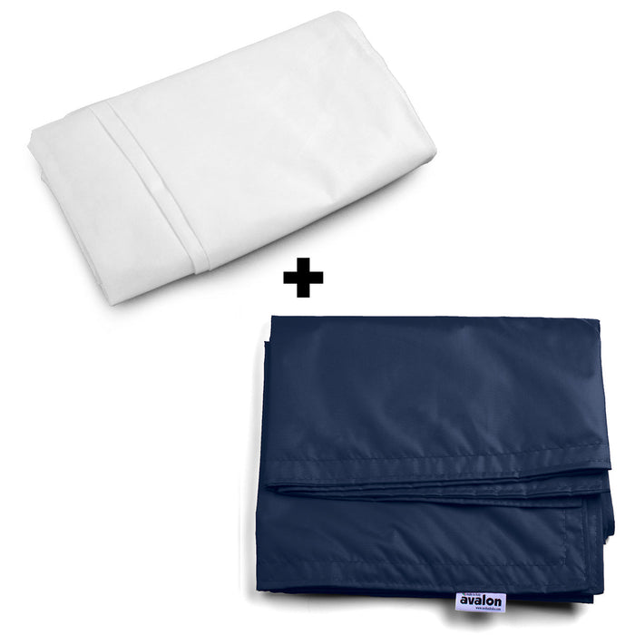 Pouf Cuscino Thin medio sacca vuota in tessuto antistrappo impermeabile Jive per interno dim.135x90 cm