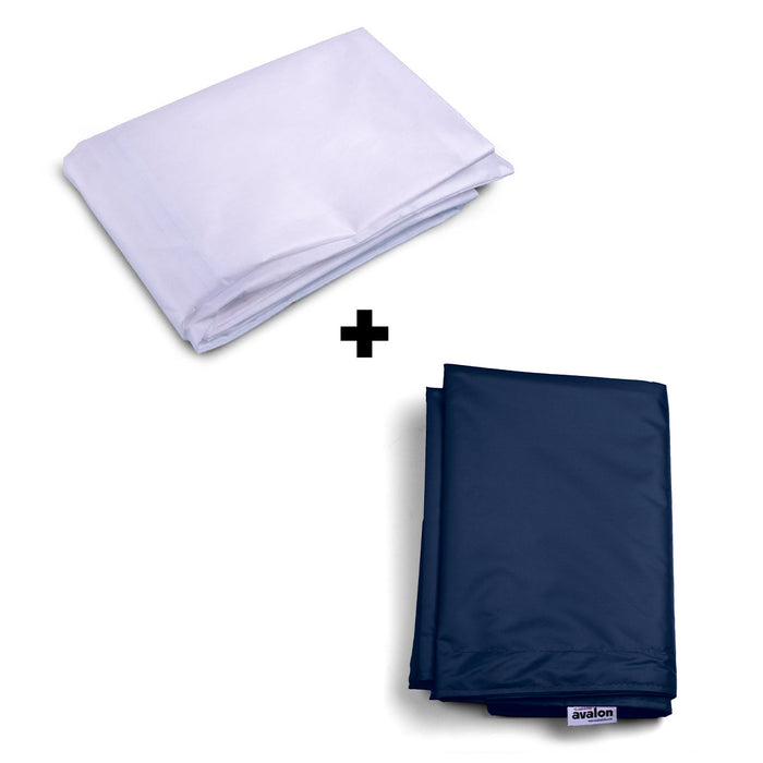 Pouf Cuscino Thin gigante sacca vuota in tessuto antistrappo impermeabile Jive per interno dim.200x140cm