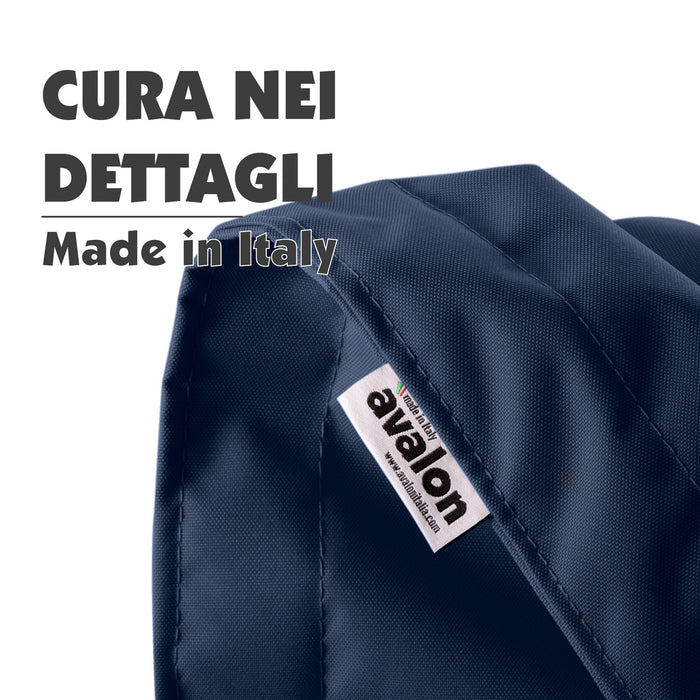 Pouf Cuscino Thin gigante sacca vuota in tessuto antistrappo impermeabile Jive per interno dim.200x140cm