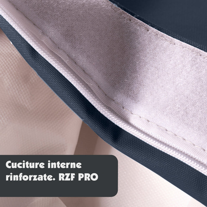 Pouf Cuscino Thin gigante sacca vuota in tessuto antistrappo impermeabile Jive per interno dim.200x140cm