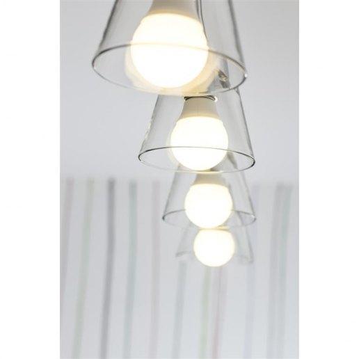 Sunglass Martini S4 4 luci decentrato - Lampadario moderno