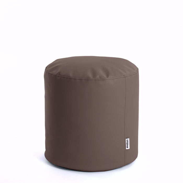 Avalon Pouf Cilindro Jazz Similpelle Diam. 45 cm, Alt. 45 cm