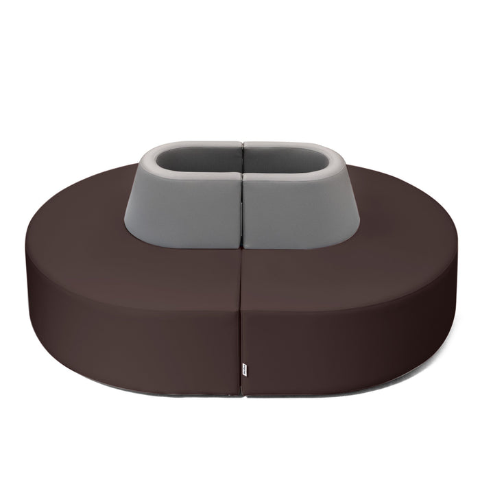 Pouf Magnetica Avalon in Ecopelle Mamba Trendy Classe 1-IM Ignifugo per Interno ed Esterno. Dim: Larg. 150 cm X Prof. 100 X H70 cm