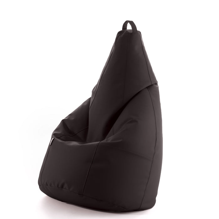 Avalon Pouf Poltrona Sacco Pera in Finta pelle Jazz di Dim. 70x130cm Made in Italy + Pochette Omaggio