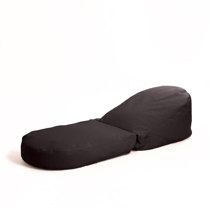 Avalon Pouf Poltrona/Letto Double Mamba in ecopelle Imbottito Made in Italy dim:  95X75 cm