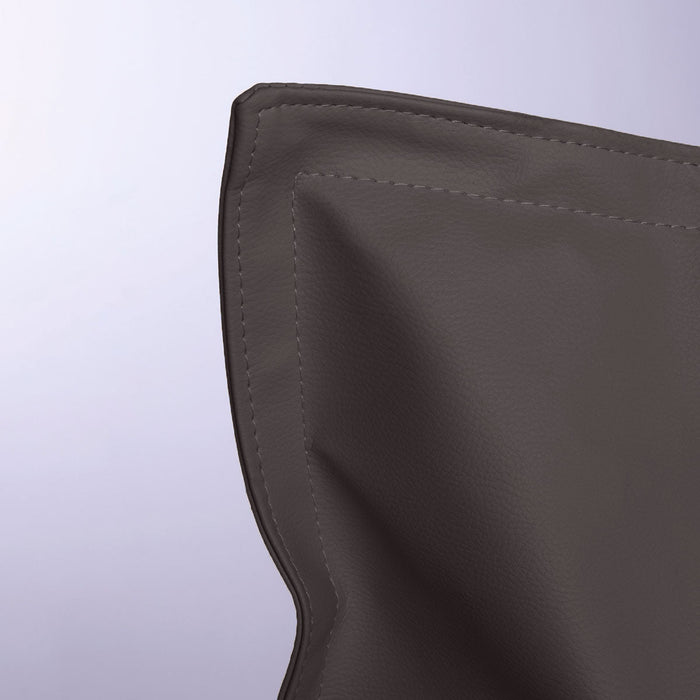 Pouf Poltrona Cuscino Thin medio in finta pelle antimacchia Mamba per esterno dim.90x135 cm