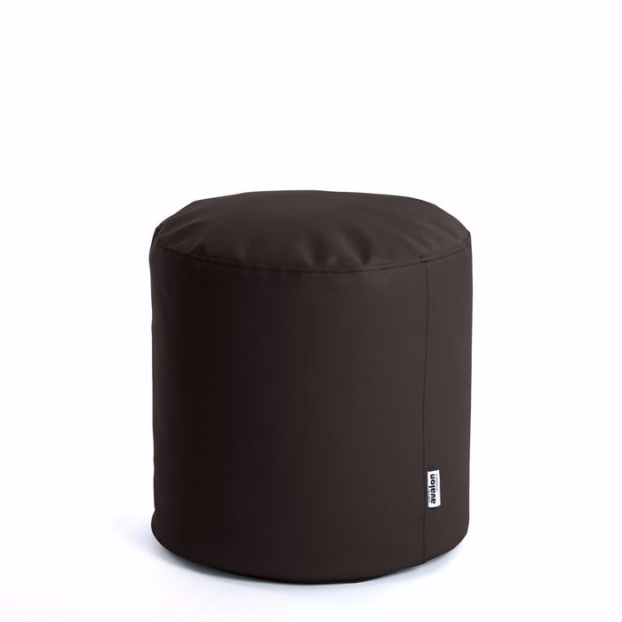 Avalon Pouf Cilindro Jazz Similpelle Diam. 45 cm, Alt. 45 cm