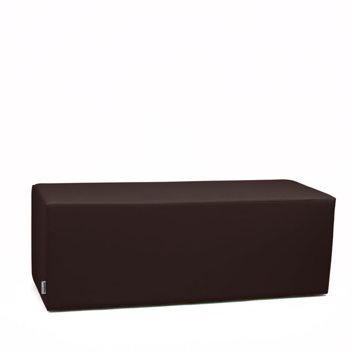 Avalon Pouf Rigido Rettangolo Similpelle Mamba Trendy Classe 1-IM Ignifugo per Interno ed Esterno. Dim: Larg. 120 cm X Prof. 45 cm X Alt. 43 cm