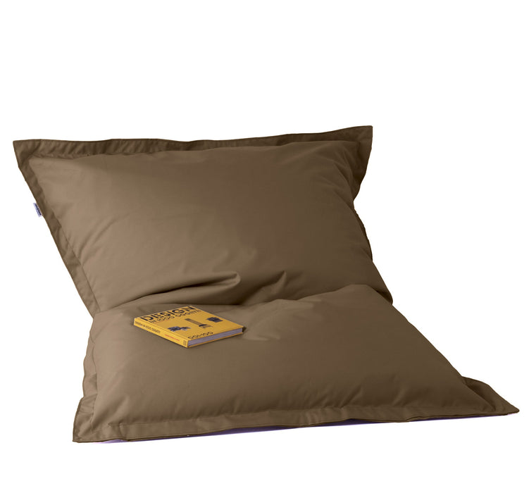 Pouf Cuscino Thin Grande in tessuto antistrappo impermeabile Jive con Sacca interna per interno dim.175x140 cm
