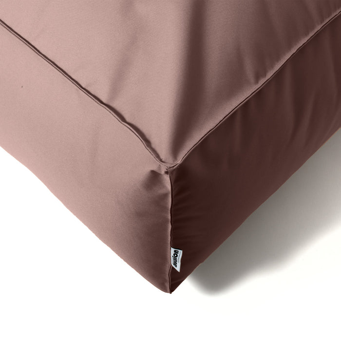 Pouf Lettino Isola Avalon per esterno in tessuto poliestere Samba con sacca interna sfoderabile Dim: 200xH50 cm