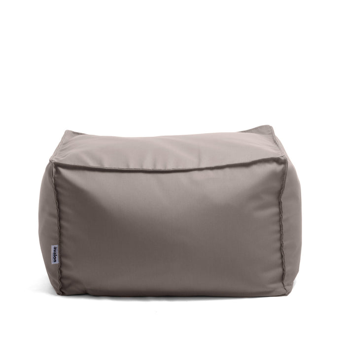 Pouf Badd  Avalon in tessuto Tropical per esterno. Dim: 45x60x38 cm