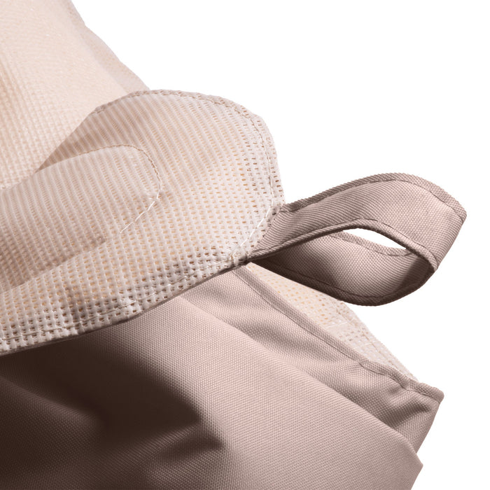 Pouf Cuscino Squama Big Galleggiante Avalon in tessuto poliestere Samba per esterno Dim: 180x125xH30cm