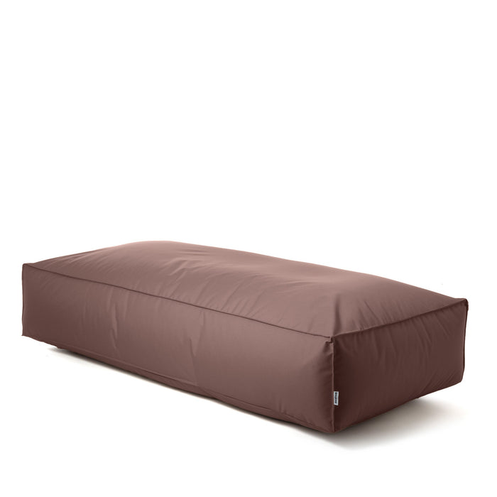 Pouf Lettino Isola Avalon per esterno in tessuto poliestere Samba con sacca interna sfoderabile Dim: 200xH50 cm