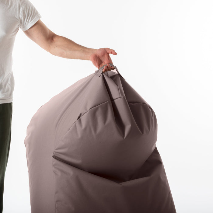 Pouf poltrona Arko Avalon in tessuto poliestere Samba Per Esterno, Sfoderabile con Sacca Interna, Dim. 80x100 cm