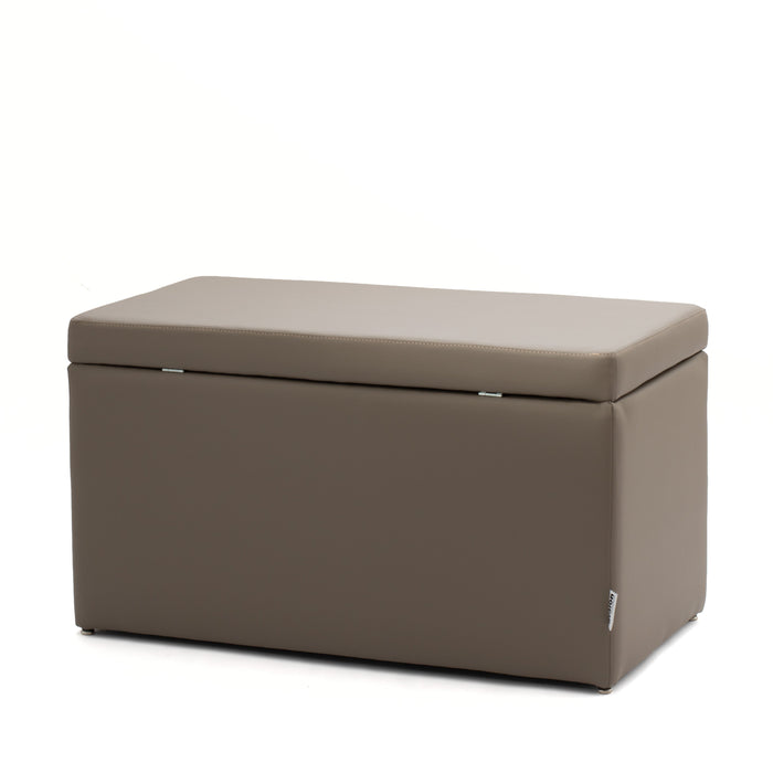 Pouf Contenitore PLUTO 82 cm Finta pelle Trendy - Avalon
