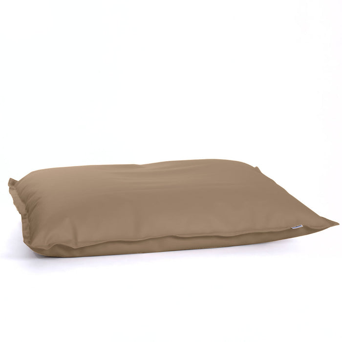 Pouf poltrona Cuscino Thin gigante Imbottito finta pelle antimacchia Mamba per esterno dim.140x200 cm