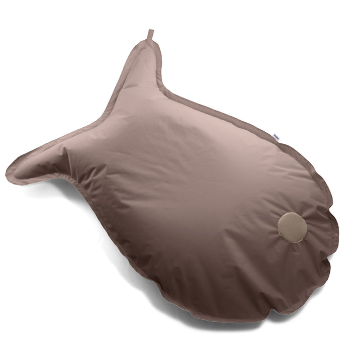 Pouf Cuscino Squama Big Galleggiante Avalon in tessuto poliestere Samba per esterno Dim: 180x125xH30cm