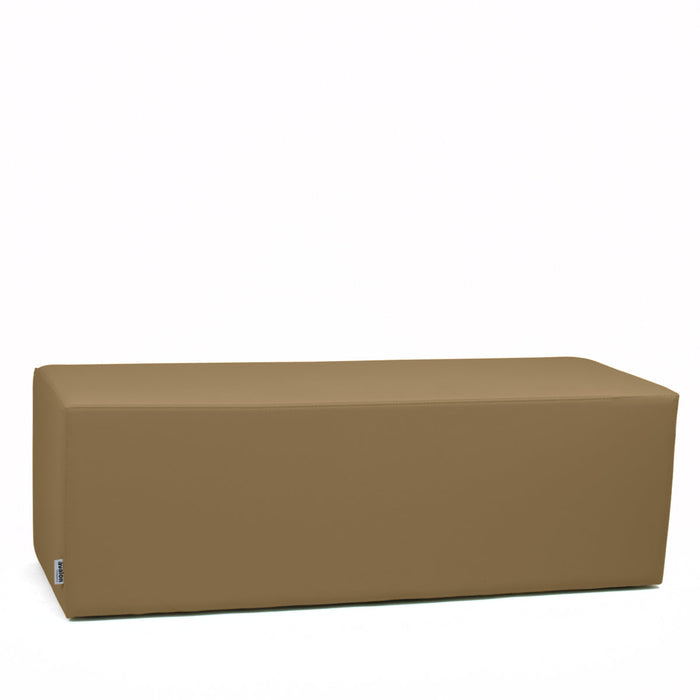 Avalon Pouf Rigido Rettangolo Similpelle Mamba Trendy Classe 1-IM Ignifugo per Interno ed Esterno. Dim: Larg. 150 cm X Prof. 45 cm X Alt. 43 cm