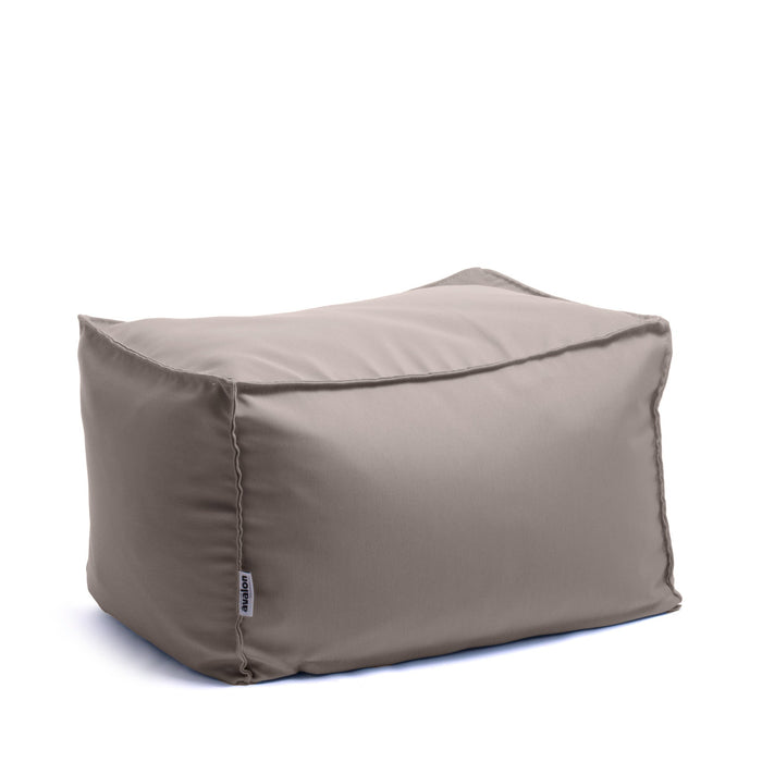 Pouf Badd  Avalon in tessuto Tropical per esterno. Dim: 45x60x38 cm