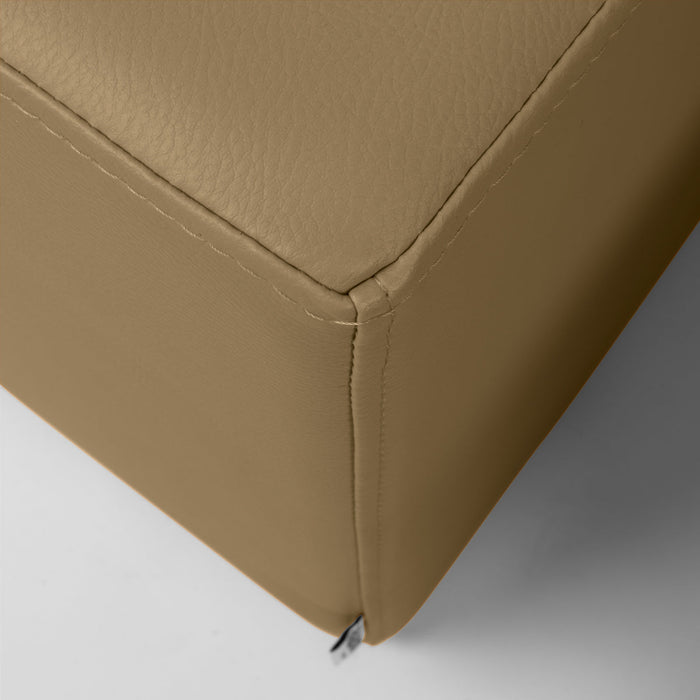 Avalon Tavolino Pouf Cubo rigido in Similpelle Mamba Trendy Classe 1-IM Ignifugo per Interno ed Esterno. Dim: Larg 45cm X Prof 45cm X Alt 40 Cm