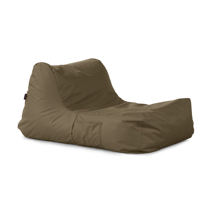 Pouf Poltrona Singola Gaia in tessuto Jive per interno dim 75x120 cm