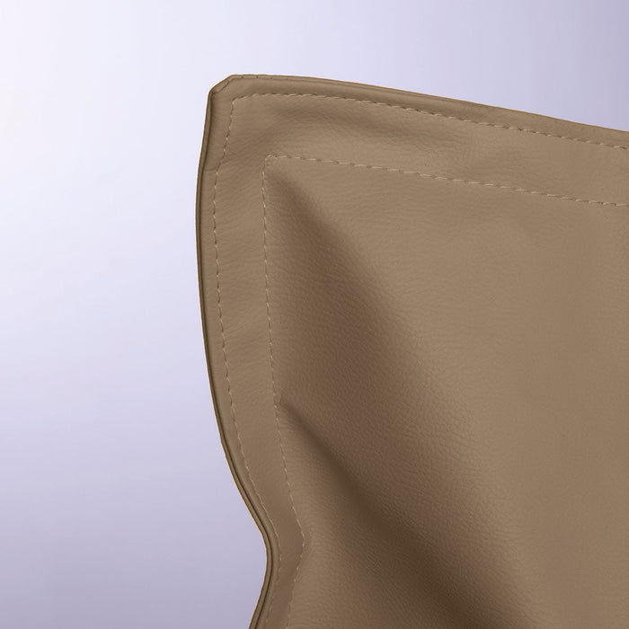 Pouf Poltrona Cuscino Thin medio in finta pelle antimacchia Mamba per esterno dim.90x135 cm