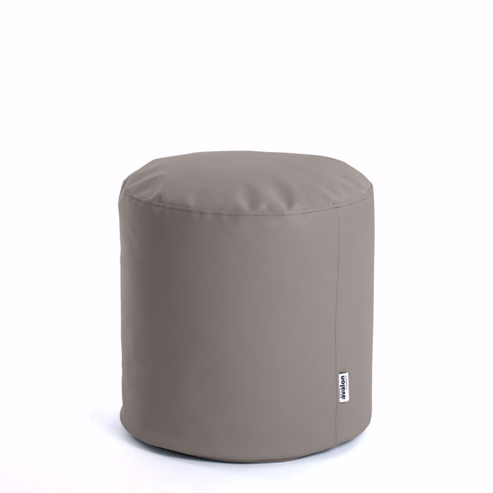 Avalon Pouf Cilindro Jazz Similpelle Diam. 45 cm, Alt. 45 cm