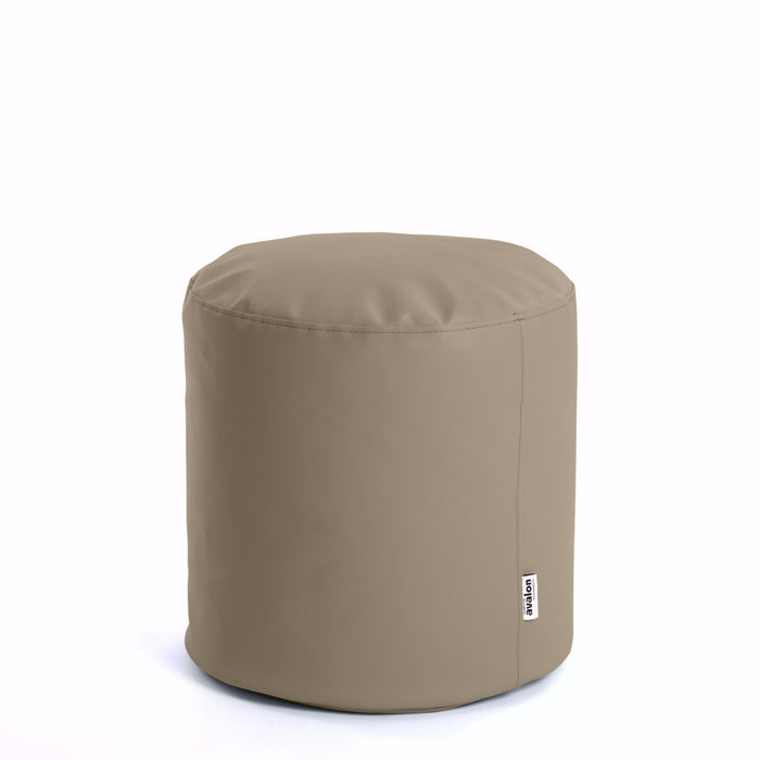 Avalon Pouf Cilindro Jazz Similpelle Diam. 45 cm, Alt. 45 cm