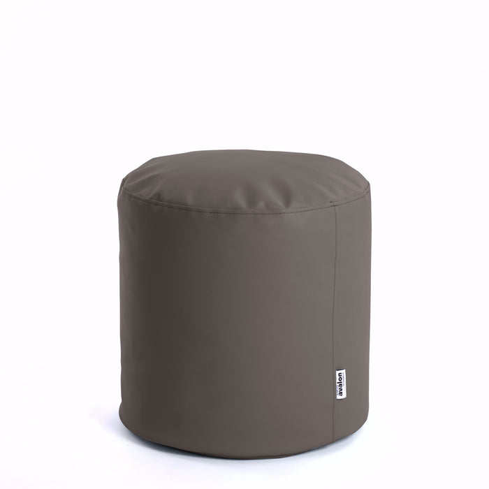 Avalon Pouf Cilindro Jazz Similpelle Diam. 45 cm, Alt. 45 cm
