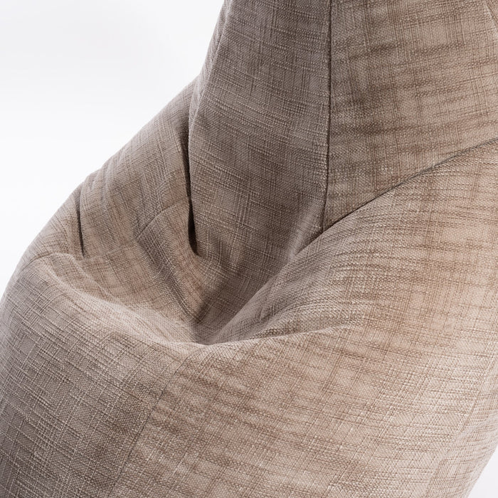 Pouf Poltrona Sacco Grande BAG L Avalon in tessuto Antimacchia Cannet per interno dim. 80 x 125 cm