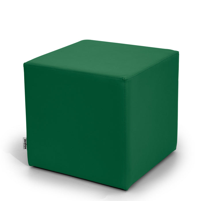 Avalon Tavolino Pouf Cubo rigido in Similpelle Mamba Trendy Classe 1-IM Ignifugo per Interno ed Esterno. Dim: Larg 45cm X Prof 45cm X Alt 40 Cm