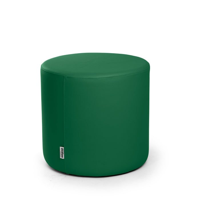 Avalon Tavolino Pouf Rigido Cilindro Similpelle Mamba Trendy Classe 1-IM Ignifugo per Interno ed Esterno. Dim: Ø45 cm X H40 cm