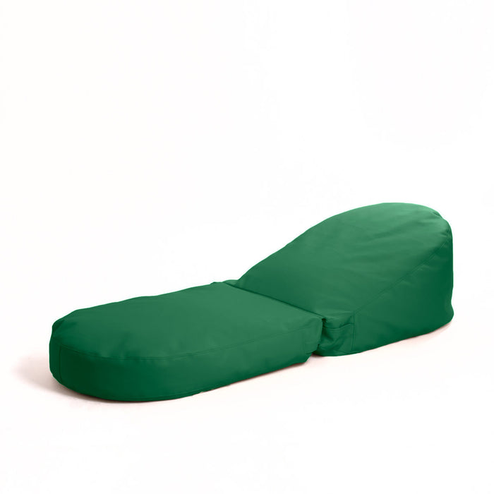 Avalon Pouf Poltrona/Letto Double Mamba in ecopelle Imbottito Made in Italy dim:  95X75 cm