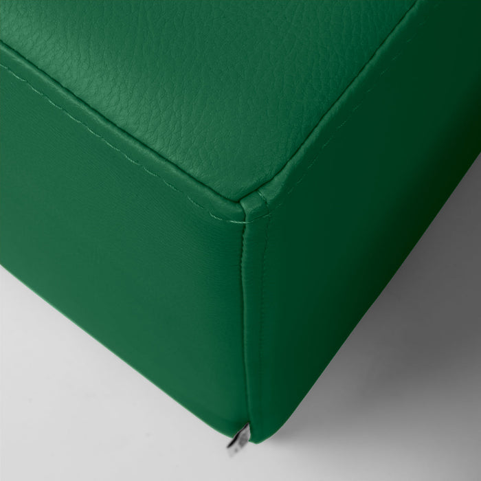 Avalon Pouf Rigido Rettangolo Similpelle Mamba Trendy Classe 1-IM Ignifugo per Interno ed Esterno. Dim: Larg. 150 cm X Prof. 45 cm X Alt. 43 cm