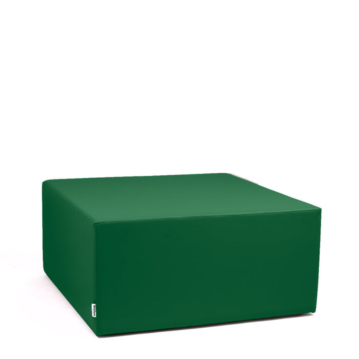Avalon Tavolino Pouf Cubo rigido in Similpelle Mamba Trendy Classe 1-IM Ignifugo per Interno ed Esterno. Dim: Larg 90cm X Prof 90cm X Alt 40 Cm