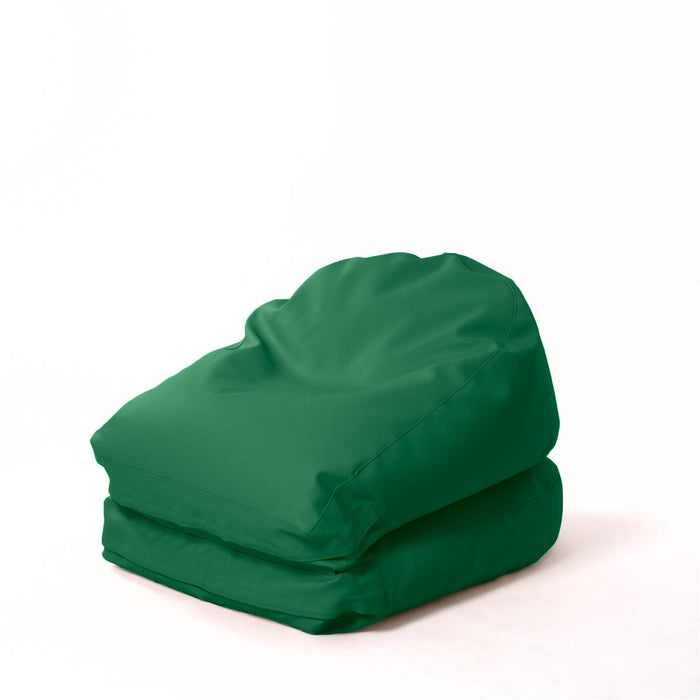 Avalon Pouf Poltrona/Letto Double Mamba in ecopelle Imbottito Made in Italy dim:  95X75 cm
