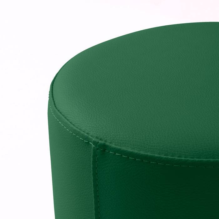 Avalon Tavolino Pouf Rigido Cilindro Similpelle Mamba Trendy Diam. 70 cm, Alt. 43 cm