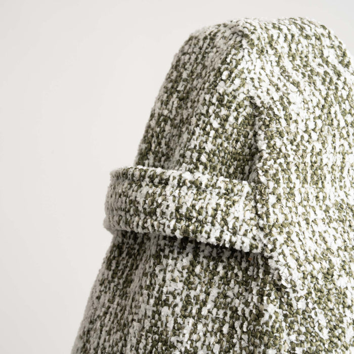 Pouf Poltrona Sacco Gigante XL Ploof Avalon in tessuto Grisaglia per interno dim. Ø95 x H105 cm