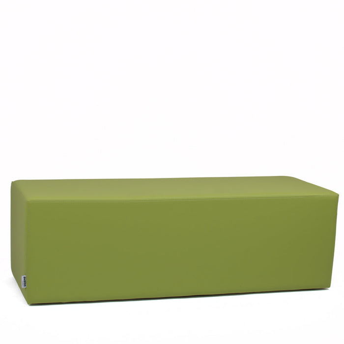Avalon Pouf Rigido Rettangolo Similpelle Mamba Trendy Classe 1-IM Ignifugo per Interno ed Esterno. Dim: Larg. 150 cm X Prof. 45 cm X Alt. 43 cm