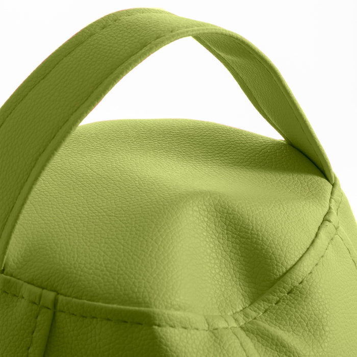 Avalon Pouf Poltrona Sacco Pera in Finta pelle Jazz di Dim. 70x130cm Made in Italy + Pochette Omaggio