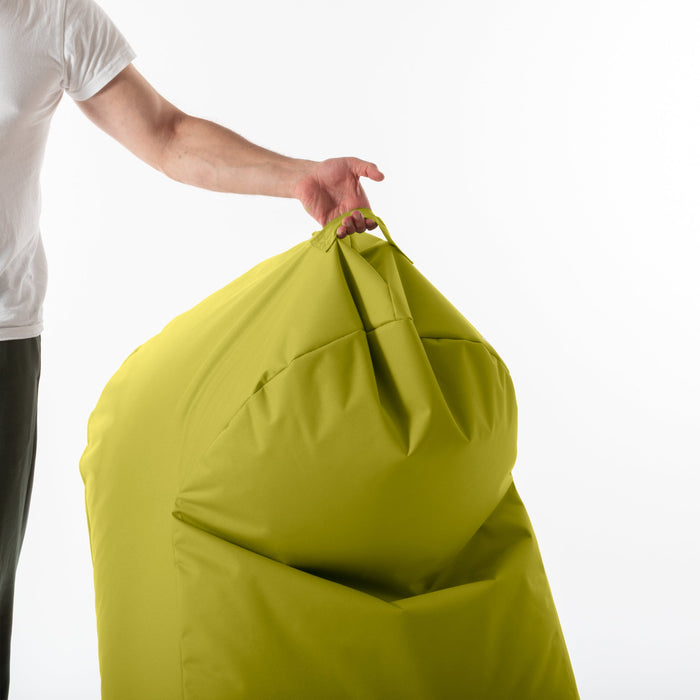 Pouf poltrona Arko Avalon in tessuto poliestere Jive Per Interno, Sfoderabile con Sacca Interna,  Dim. 80x100 cm