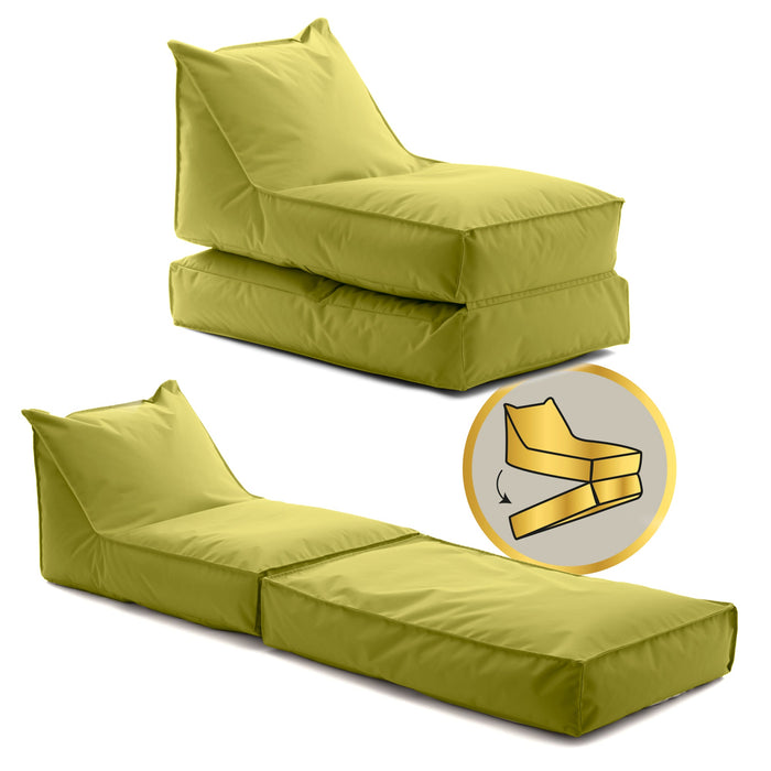 Pouf Poltrona Badd Duo Avalon in tessuto poliestere Jive Per Interno. Dim: 95x60 cm