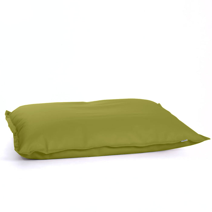 Pouf poltrona Cuscino Thin gigante Imbottito finta pelle antimacchia Mamba per esterno dim.140x200 cm