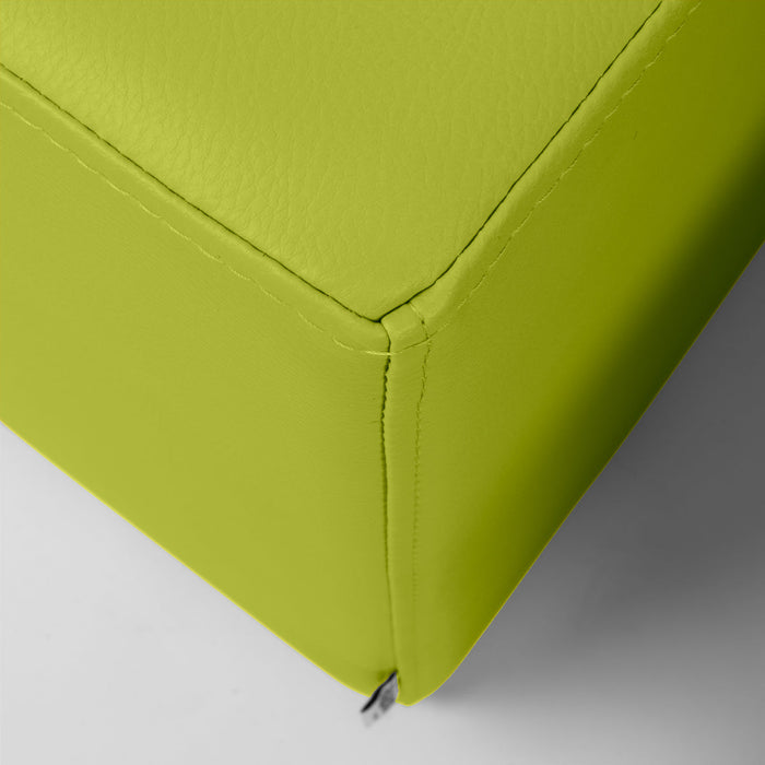 Avalon Tavolino Pouf Cubo rigido in Similpelle Mamba Trendy Classe 1-IM Ignifugo per Interno ed Esterno. Dim: Larg 45cm X Prof 45cm X Alt 40 Cm