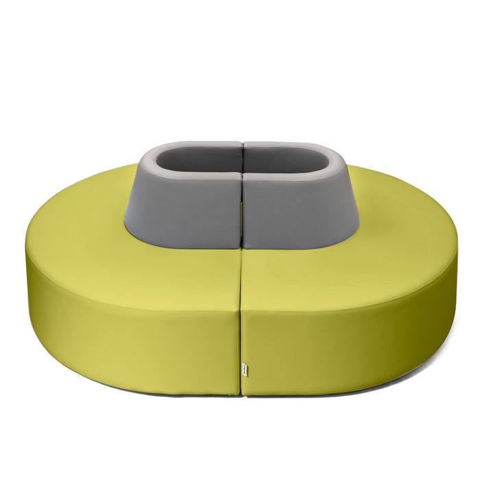 Pouf Magnetica Avalon in Ecopelle Mamba Trendy Classe 1-IM Ignifugo per Interno ed Esterno. Dim: Larg. 150 cm X Prof. 100 X H70 cm