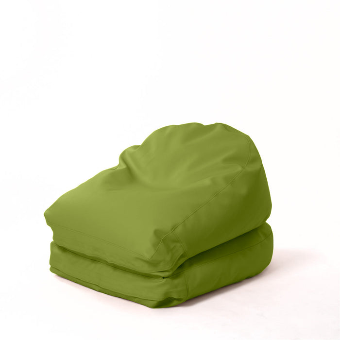 Avalon Pouf Poltrona/Letto Double Mamba in ecopelle Imbottito Made in Italy dim:  95X75 cm