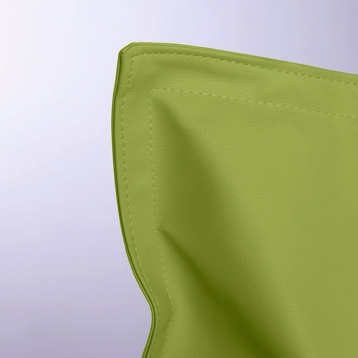 Pouf Poltrona Cuscino Thin medio in finta pelle antimacchia Mamba per esterno dim.90x135 cm