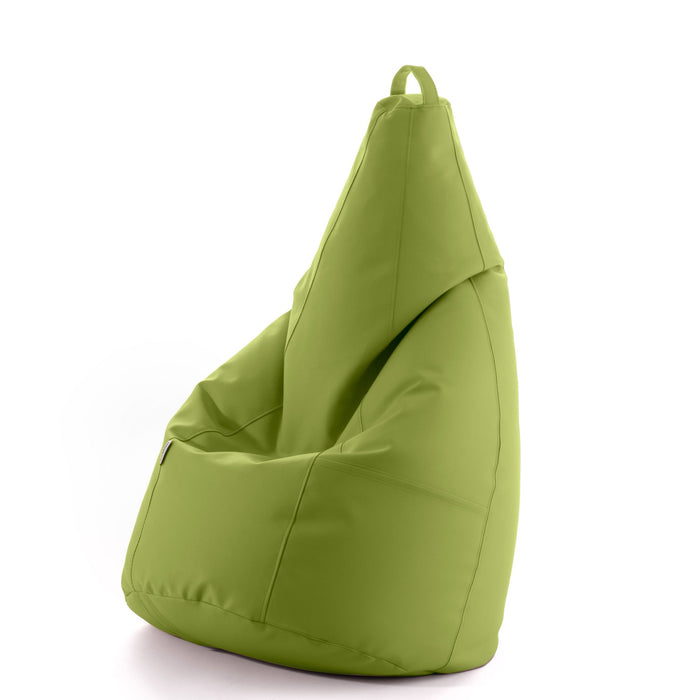 Avalon Pouf Poltrona Sacco Pera in Finta pelle Jazz di Dim. 70x130cm Made in Italy + Pochette Omaggio