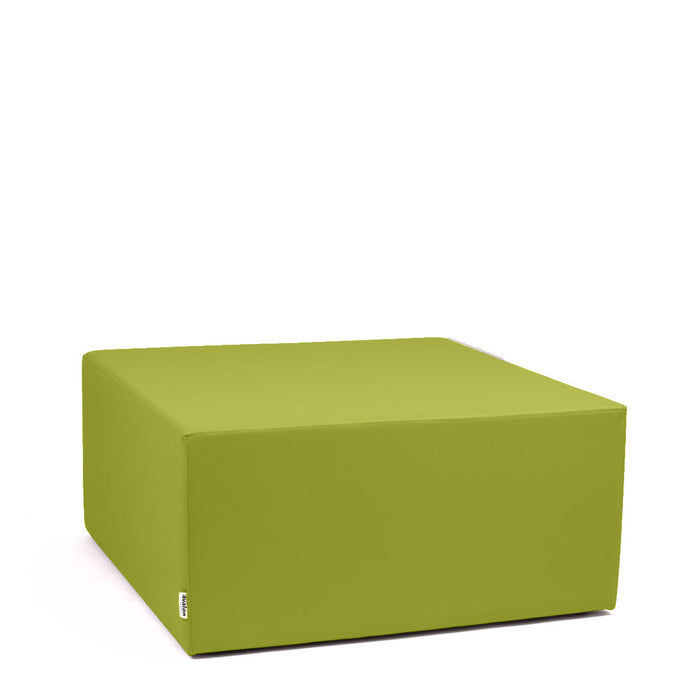Avalon Pouf Rigido Cubo Similpelle Mamba Trendy Classe 1-IM Ignifugo per Interno ed Esterno. Dim: Larg. 90 cm X Prof. 90 cm X Alt. 43 cm