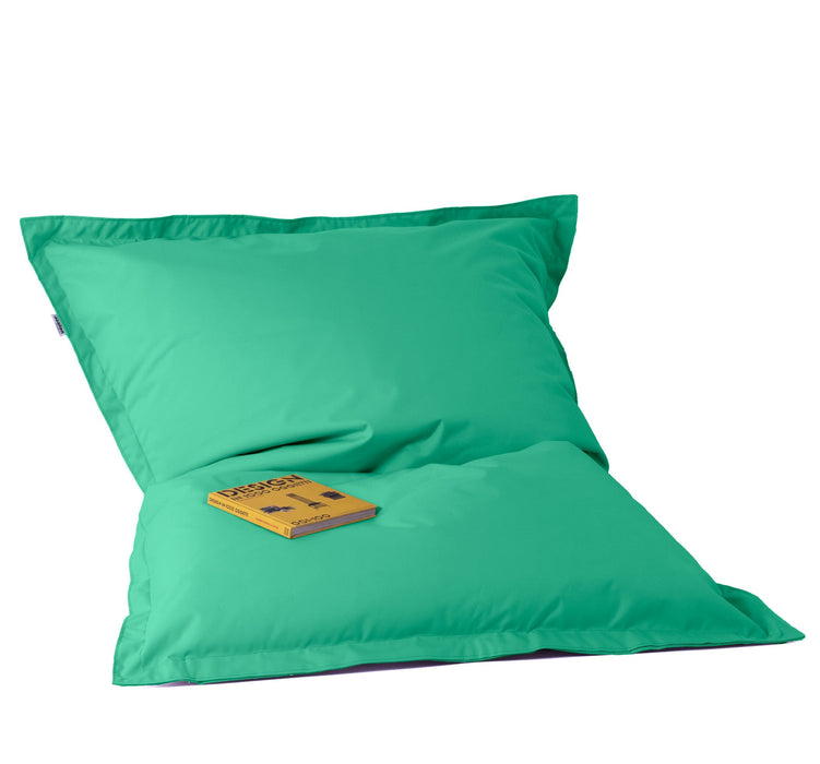 Pouf Cuscino Thin Grande in tessuto antistrappo impermeabile Jive con Sacca interna per interno dim.175x140 cm